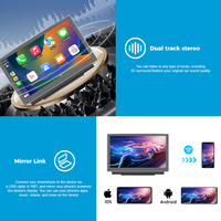 Maustor Date 7 pouces IPS Écran Tactile Portable Lecteur dvd De Voiture Sans Fil Carplay Android Auto avec BT/FM/TF Carte Fonction