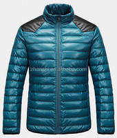 Veste en duvet en cuir PU respirant imperméable de haute qualité de style russe, taille plus, avec fermeture éclair pour hommes