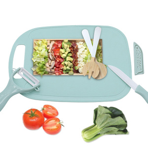 Lu Ban's Work Ceramic Fruit Knife Set Blue Pink Green Mini Portable Multi Purpose <b>Kitchen</b> Tool For Fruit Vegetable Cutting - Product Image 1