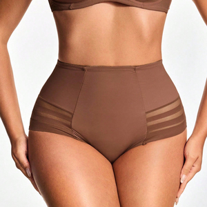 Ladymate ODM/OEM Ropa Interior Moldeadora Para Mujer Women <strong>High</strong> <strong>Waist</strong> Shaper Panty Mesh Patchwork <strong>High</strong> <strong>Waist</strong> Shaper <strong>Underwear</strong> - Product Image 3