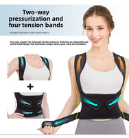 Correcteur de posture pour femmes et hommes : soutien dorsal pour soulager les douleurs du haut du dos et des épaules