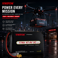 OEM/ODM Tersedia Baterai Drone Lithium Semi-Solid 17000mah 12S 5C Bersertifikasi CE untuk Drone Logistik Angkut Berat