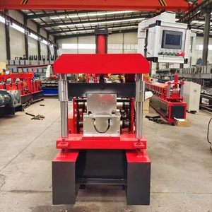 Thép mái Mưa Thu máng xối CuộN cựu làm cho máy móc downspout máng xối tạo thành máy - Product Image 2