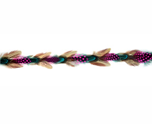 Cinta Decorativa para Coser, Flecos de Plumas Naturales de Gallo, Banda para Sombrero, para Hombres y Mujeres, Sombrero de Vaquero, Fedora, Disfraz, Accesorio para el Cabello - Product Image 6