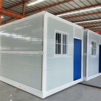 Maisons conteneurs pliantes préfabriquées modernes de luxe à panneaux sandwich, 3 chambres, double étage, certifiées ISO9001, pour écoles et centres commerciaux, livraison rapide