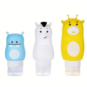 ชุดภาชนะบรรจุขนาดพกพา3แพ็คได้รับการรับรองจาก TSA ขวดบีบเครื่องสำอางแบบเติมได้ - Product Image 1