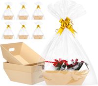 Boîte cadeau en carton rigide recyclable avec logo personnalisé en gros, grand panier pique-nique artisanal, plateau à fruits, toutes tailles et couleurs