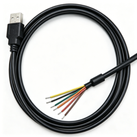 Cable Convertidor USB RS485 de 10m/2m, Cobre Puro, Automatización Industrial, Adquisición de Datos, PLC, Sensores y Sistemas de Control de Cámaras