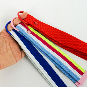 Factory Direct Durable Key Ring Holder Machine-Woven Rectangle Keychain <b>Lanyard</b> With Customized Logo - Product Image 2