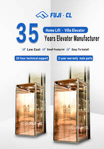 מודרני 4 אנשים מיני מעלית בית מגורים מעלית מעלית מבית פוג 'י מפעל 450 ק "ג קיבולת הידראולית ac כונן חדש וילות מצב - Product Image 3