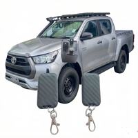 Sistem Alarm Keamanan Remote Starter Auto Carbon Cover Nirkabel Anti Maling Relay Immobilizer Mobil Satu Arah untuk Hilux Built-in