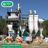 Nouvelle machine semi-automatique de granulation d'aliments pour animaux à partir de résidus de maïs, de paille de blé et de sorgho en acier inoxydable, avec système contrôlé par PLC 5
