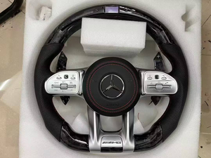Volant de direction AMG Performance en cuir confortable, pièces de modification automobile très vendues, compatible avec Mercedes ML W166 X166 2013-2015 - Product Image 2