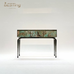 Sang trọng tùy chỉnh thép không gỉ + Bàn điều khiển bằng đá cẩm thạch với ngăn kéo - Product Image 1
