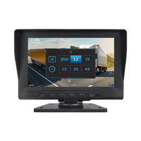 Boîte noire étanche de moniteur de recul d'écran IPS de double lentille portative pour la caméra de recul de camion lourd/autobus scolaire