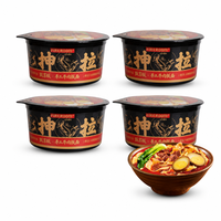 Nouilles plates larges Banmian au bœuf faites à la main, avec bouillon de bœuf, pour un repas rapide, en vrac, vente en gros, fournisseur OEM d'usine, exportation