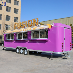 <span class=keywords><strong>Camion</strong></span> de restauration mobile entièrement équipé en acier inoxydable CAMPTRL, BBQ, pizza, restauration rapide, cuisine mobile pour la vente de snacks - Product Image 1