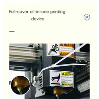 Structure en tôle monobloc entièrement fermée professionnelle imprimante 3D FDM industrielle de qualité automatique supportant le matériau PLA