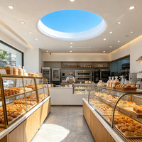 Plafonnier LED circulaire intelligent Tuya Smart Control Blue Sky, éclairage artificiel de faux fenêtre