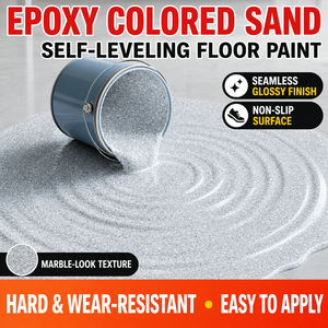 Peinture époxy pour sols à effet marbre, sable coloré écologique, auto-nivelante, antidérapante, deux composants, résistante à l'usure - Product Image 3