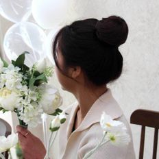 Naturale marrone Hanbok Wedding Up mezza pulizia tergicristalli Pong accessori per capelli per matrimoni - Product Image 1