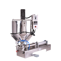 Semi-automatische jamvulmachine met mengvat voor fruitjam & marmelade