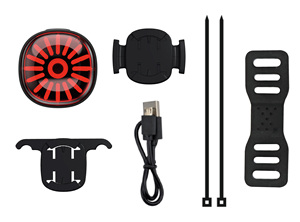 Briviga Xe Đạp Thông Minh đuôi ánh sáng với cảm biến chuyển động phanh cảm biến 5 chế độ seatpost/Yên chân đế IP65 không thấm nước phía sau ánh sáng - Product Image 5