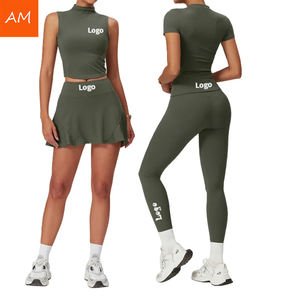 مخصص خفيف الوزن سريع الجفاف للياقة البدنية صالة الألعاب الرياضية حمالة الصدر بدون أكمام الجري ملابس رياضية النساء إعداد التنس - Product Image 5