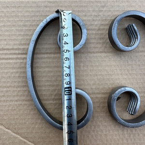 Rouleaux décoratifs <span class=keywords><strong>en</strong></span> <span class=keywords><strong>fer</strong></span> <span class=keywords><strong>forgé</strong></span> à bas prix <span class=keywords><strong>cercle</strong></span> O rouleaux pour porte de clôture porte - Product Image 5