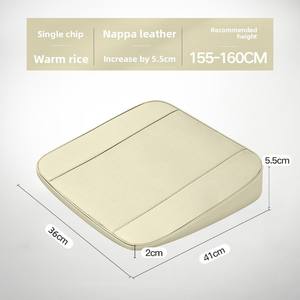 <span class=keywords><strong>Coussin</strong></span> de siège conducteur monobloc rehausseur de hauteur pour voiture, en mousse à mémoire de forme en fibre de polyester, antidérapant, pour l'été - Product Image 6