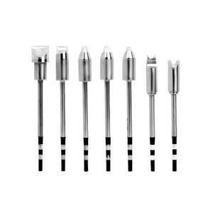 Juego de puntas para soldador TSS10B, forma de herradura de cabeza plana de cobre sin oxígeno para estación de soldadura - Product Image 1
