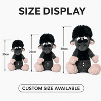 Peluche Mouton Noir Personnalisée Direct Usine, Rembourrage Coton PP, Tissu Ultra Doux, Soulagement du Stress Anniversaire, OEM/ODM Marque Privée