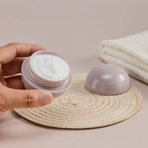 Pots de crème en forme de boule de couleur violette personnalisée PP emballage de crème lotion pour soins pour bébé 50ml joli pot de crème pour le visage pour enfants double couche - Product Image 2