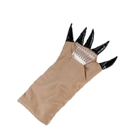 Grattoir à glace cinq doigts avec gants intégrés, doublure 100 % polyester peluche et polaire berbère, outil de dégivrage de vitres de voiture