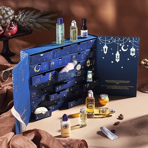 Boîte cosmétique en carton à personnaliser, emballage personnalisé pour cookies et chocolat, coffret avec impression du calendrier pour phare du Ramadan musulman - Product Image 2