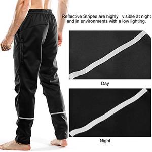 Caliente de lana térmica transpirable ciclismo pantalones ropa deportiva pantalones de los hombres - Product Image 2