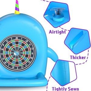 Jeu de fléchettes flottant gonflable en PVC pour l'eau, 36,02*29,72*37,4 pouces, idéal pour les fêtes d'été en famille, cadeau d'anniversaire pour enfants, adolescents et adultes - Product Image 6