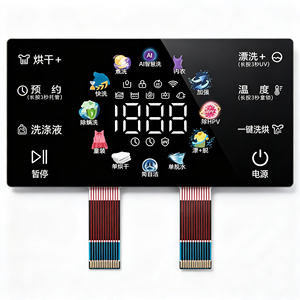 Clavier à membrane personnalisé pour panneau de commande de distributeur d'eau, avec préréglages de température pour thé, café, lait, en PVC/PET adhésif - Product Image 6
