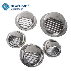 70 80 100 120 150mm Wall Air Vent Grille Ducting Ventilation Extractor Outlet Louvres Hemisphere