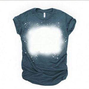 Custom Clothing Tee Faux Bleached Sublimation Blanks Bleached <b>T</b> Shirts Us - Product Image 3