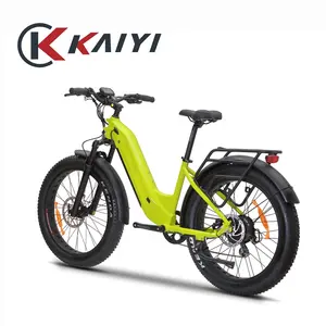 KAIYI Cargo Rack แบตเตอรี่ลิเธียมที่ซ่อนอยู่ความจุขนาดใหญ่20Ah จักรยานสกปรกไฟฟ้าออฟโร้ดจักรยานไฟฟ้าราคา