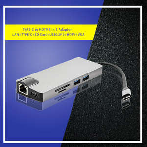 Estación de acoplamiento de pantalla USB3.0 4K Hub de aluminio más vendido con <span class=keywords><strong>USB</strong></span> <span class=keywords><strong>C</strong></span> <span class=keywords><strong>DOCK</strong></span> <span class=keywords><strong>DisplayPort</strong></span> y 4K HD Type-<span class=keywords><strong>C</strong></span> para computadora portátil en stock - Product Image 6