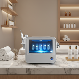 Appareil de spa hydrodermabrasion 5-en-1 anti-âge pour le visage et le cou, adapté à l'utilisation en salon, instrument de beauté - Product Image 1