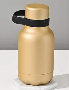 Italy Baseball Vacuum Insulated 304 Double Wall Stainless Steel Water <b>Bottle</b> Flask With Handgrip - Product Image 6