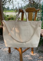 LILALILA Grand sac fourre-tout vierge avec logo personnalisé Sac fourre-tout en toile de grande taille Sac fourre-tout en toile écologique recyclé