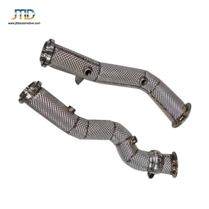 Tubo <span class=keywords><strong>de</strong></span> <span class=keywords><strong>Escape</strong></span> Delantero <span class=keywords><strong>de</strong></span> Acero Inoxidable Premium Directo <span class=keywords><strong>de</strong></span> Fábrica para Mercedes Benz W205 C43 AMG con Volante a la Derecha y Malla Protectora Térmica - Product Image 4
