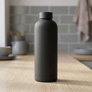500ml Stainless Steel Modern Eco-Friendly Reusable Matte <b>Water</b> <b>Bottle</b> with Heat Preservation for Travel Office Gym - Product Image 2