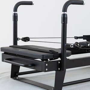 HUAVIGOR <span class=keywords><strong>Pilates</strong></span> Reformer in Lega di Alluminio Commerciale per Studio, Regolabile, Nero Opaco, per Allenamento Core e Riabilitazione, Personalizzabile OEM - Product Image 6