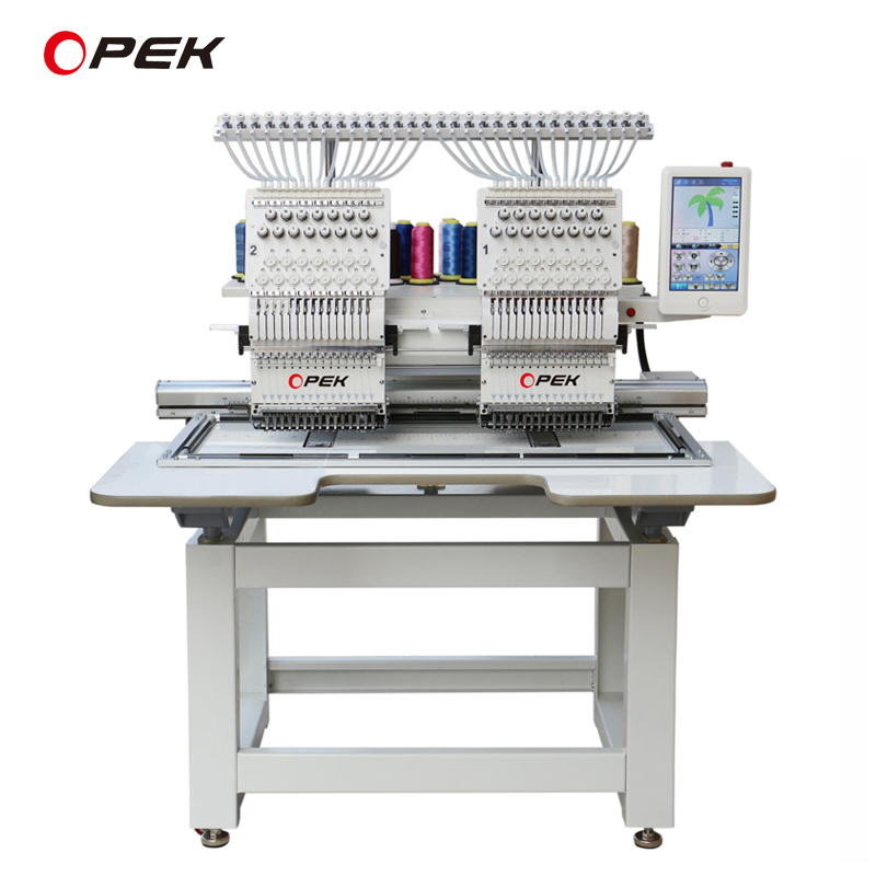 Computer Embroidery Machine 2 Heads With