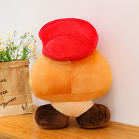 Peluche Mario Champignon, Poupée en Peluche Mario, Coussin pour Enfants, Poupée de Dessin Animé, Porte-clés, Cadeau d'Anniversaire pour Garçons